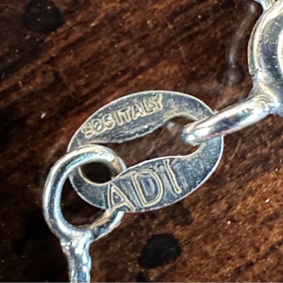 Chocolate and White Cubic Zirconia Layered Necklace in Sterling Silver. - Picture 8 of 8